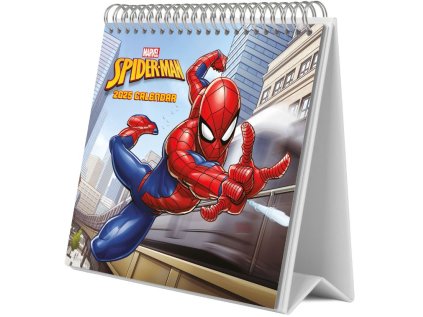 KALENDÁŘ 2025 STOLNÍ|KOMIKS  MARVEL|SPIDERMAN (20 x 17 cm)