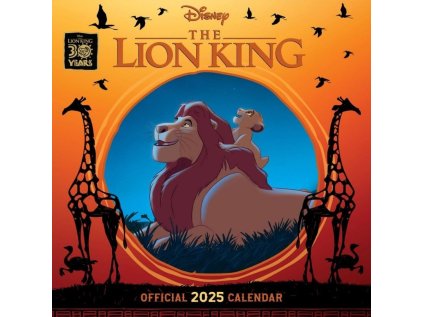 KALENDÁŘ 2025|DĚTSKÝ  THE LION KING (30,5 x 30,5|61 cm)