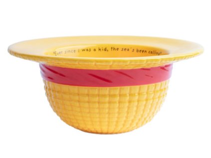 MISKA KERAMICKÁ 3D|ONE PIECE  500 ml|STRAW HAT|20 x 9 x 20 cm