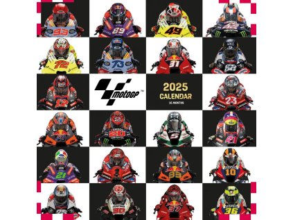 KALENDÁŘ 2025|MOTOR-SPORT  MOTO GP (30 cm x 30|60 cm) SQ
