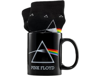 DÁRKOVÝ SET HRNEK|PINK FLOYD  DARK SIDE OF THE MOON|HRNEK-PONOŽKY