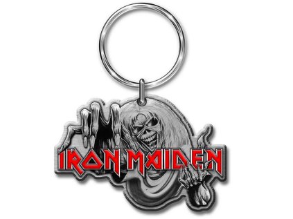 PŘÍVĚSEK NA KLÍČE|IRON MAIDEN  NUMBER OF THE BEAST|5 x 3,5 cm