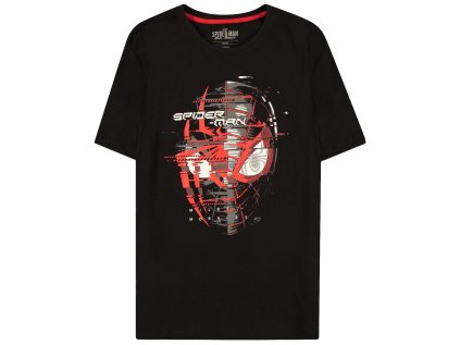TRIČKO PÁNSKÉ|MARVEL|SPIDERMAN  MILES MORALES|ČERNÉ|VELIKOST (S)
