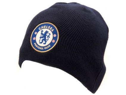 ČEPICE ÚPLETOVÁ ZIMNÍ|CHELSEA FC  MAIN LOGO|NAVY|UNIVERZÁLNÍ