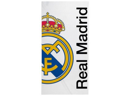 RUČNÍK OSUŠKA|REAL MADRID FC  TEXT & MAIN LOGO|90 x 180 cm
