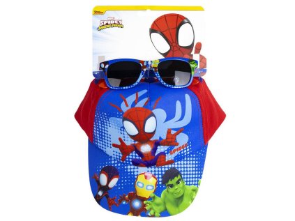 ČEPICE KŠILTOVKA DĚTSKÁ S BRÝLEMI  MARVEL|SPIDERMAN|SPIDEY'S FRIENDS