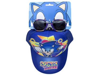 ČEPICE KŠILTOVKA DĚTSKÁ S BRÝLEMI  SONIC|THE HEDGEHOG|ACTION POSE