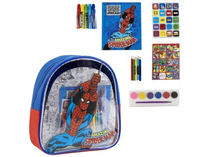 KREATIVNÍ SET6|V BATOHU|MARVEL  SPIDERMAN|ACTION|22 x 23 x 7 cm