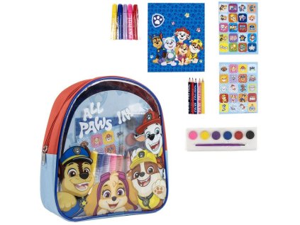 KREATIVNÍ SET6|V BATOHU|PAW PATROL  ALL PAWS IN!|22 x 23 x 7 cm