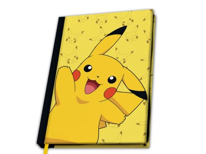 BLOK|ZÁPISNÍK A5|POKÉMON  GREETING PIKACHU|15,5 x 21,7 cm