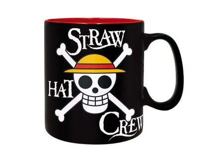 HRNEK KERAMICKÝ|ONE PIECE  460 ml|LUFFY & SKULL