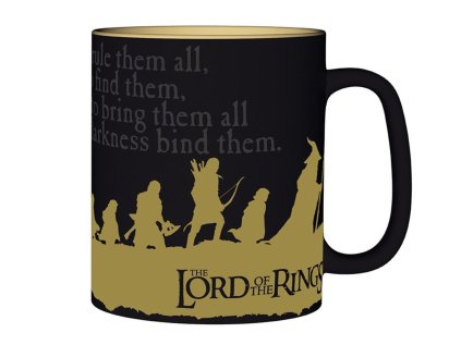 HRNEK KERAMICKÝ|LORD OF THE RINGS  460 ml|GROUP OF RING