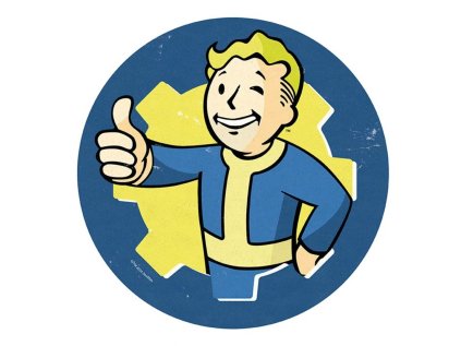 PODLOŽKA POD MYŠ|FALLOUT  VAULT BOY|PRŮMĚR 21,5 cm