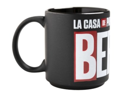 HRNEK KERAMICKÝ|LA CASA DE PAPEL  350 ml|BERLÍN LOGO