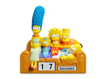 KALENDÁŘ 3D VĚČNÝ|THE SIMPSONS  FAMILY ON THE COUCH
