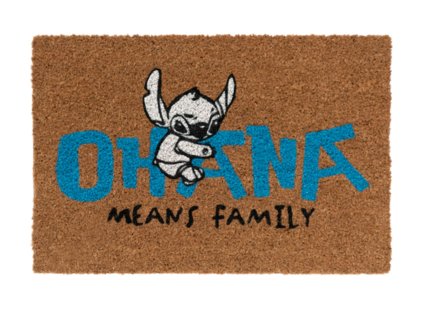 ROHOŽKA|DISNEY|LILO & STITCH  60 x 40 cm|OHANA MEANS FAMILY