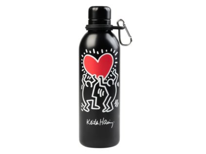 LÁHEV NA PITÍ NEREZ|TERMO  KEITH HARING|HEART|550 ml