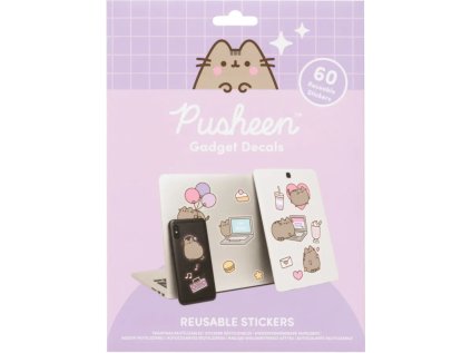 SAMOLEPKY NA ELEKTRONIKU|PUSHEEN  MOMENTS|60 KUSŮ|4 LISTY