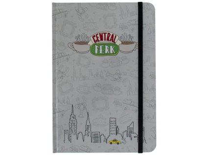 BLOK|ZÁPISNÍK A5|FRIENDS  CENTRAL PERK|14,8 x 21 cm