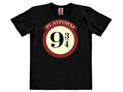 TRIČKO DĚTSKÉ|HARRY POTTER  PLATFORM 9 3/4|ČERNÉ.