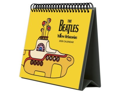 KALENDÁŘ 2026 STOLNÍ|HUDBA  THE BEATLES (20 x 17 cm)