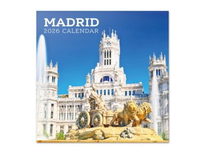 KALENDÁŘ 2026|CESTOVÁNÍ  MADRID (30 x 30|60 cm) SQ