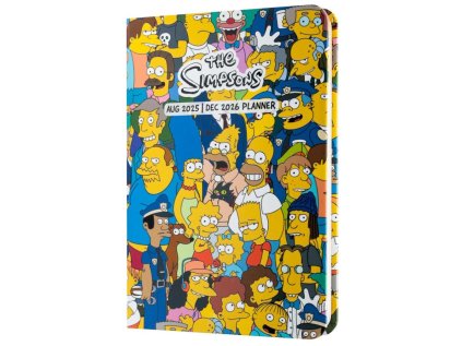 DIÁŘ 2025/2026 POCKET|THE SIMPSONS  TÝDENNÍ|LEPENÁ VAZBA
