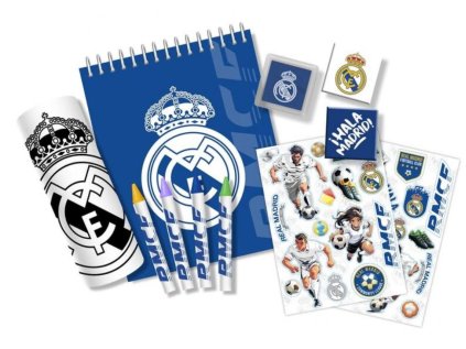 ŠKOLNÍ POMŮCKY SET5|REAL MADRID  MAIN LOGO|15 x 26 x 2 cm