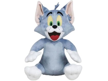 HRAČKA - FIGURKA PLYŠOVÁ  TOM & JERRY|TOM|VÝŠKA 28 cm