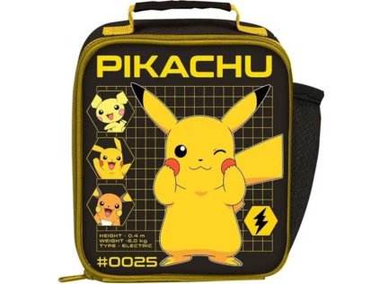 TAŠKA NA SVAČINU|POKÉMON  PIKACHU #0025|22 x 22 x 9 cm