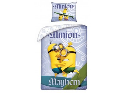 POVLEČENÍ LOŽNÍ|MINIONS  OBOUSTRANNÉ|SINGLE|SURFING MINIONS