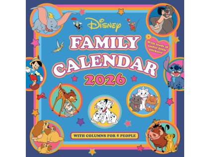 KALENDÁŘ 2026 PLÁNOVACÍ|DĚTSKÝ  DISNEY CLASSIC (30,5 x 30,5|61 cm)