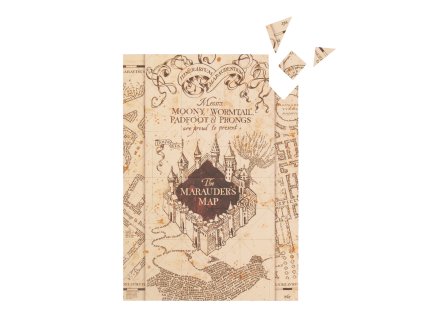 PUZZLE MAGNETICKÉ 100 KUSŮ  HARRY POTTER|MARAUDER'S MAP