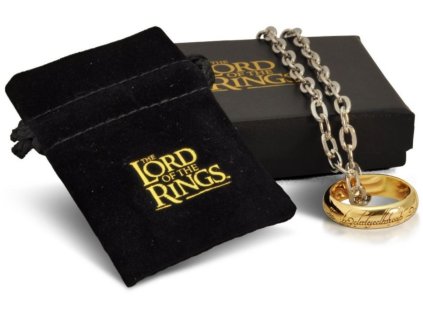 ŘETÍZEK NA KRK|LORD OF THE RINGS  THE ONE RING|REPLIKA PRSTENU