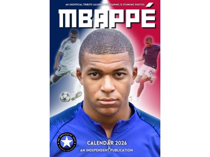 KALENDÁŘ 2026|FOTBAL  MBAPPÉ (29,7 x 42 cm) A3
