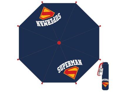 DEŠTNÍK SKLÁDACÍ|DC COMICS  SUPERMAN|LOGO AND SIGN