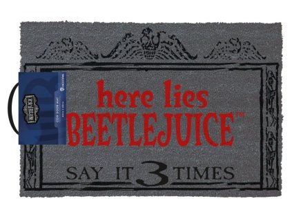 ROHOŽKA|BEETLEJUICE  60 x 40 cm|HERE LIES BEETLEJUICE