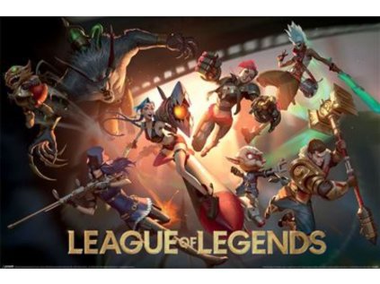 PLAKÁT 61 x 91,5 cm  LEAGUE OF LEGENDS|RIOT
