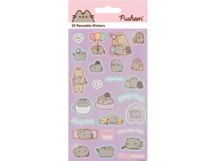 SAMOLEPKY|SET 25 KUSŮ|PUSHEEN  CHARACTERS|10 x 20 x 0,2 cm