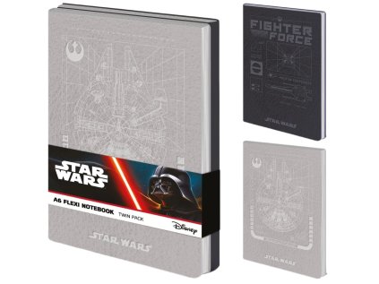 BLOK|ZÁPISNÍK A6 SET2  STAR WARS|REBEL