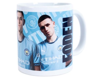 HRNEK KERAMICKÝ|MANCHESTER CITY FC  325 ml|PLAYER FODEN|BÍLÝ