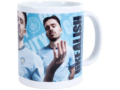 HRNEK KERAMICKÝ|MANCHESTER CITY FC  325 ml|PLAYER GREALISH|BÍLÝ