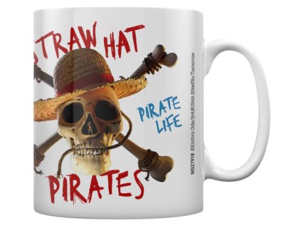 HRNEK KERAMICKÝ|NETFLIX|ONE PIECE  315 ml|STRAW HAT PIRATE EMBLEM