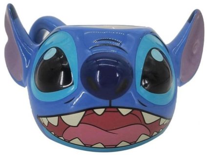 HRNEK KERAMICKÝ 3D|DISNEY  414 ml|LILO & STITCH|STITCH'S FACE