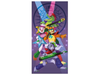 RUČNÍK OSUŠKA|FIVE NIGHTS AT FREDDY  GLAMROCK ANIMATRONICS|70 x 140 cm
