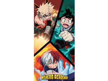 RUČNÍK OSUŠKA|MY HERO ACADEMIA  CHARACTERS VER. 1|70 x 140 cm