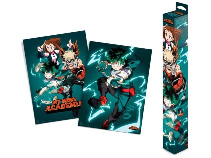 PLAKÁT 38 x 52 cm|SET 2 KUSŮ  MY HERO ACADEMIA