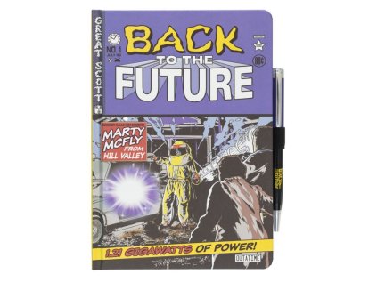 BLOK|ZÁPISNÍK A5|PREMIUM  BACK TO THE FUTURE|14,8 x 21 cm
