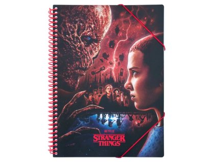 BLOK PREZENTAČNÍ A4|STRANGER THINGS  ELEVEN & VECNA|34 x 28 cm