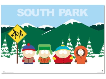 PLAKÁT 61 x 91,5 cm|SOUTH PARK  MAIN CHARACTERS